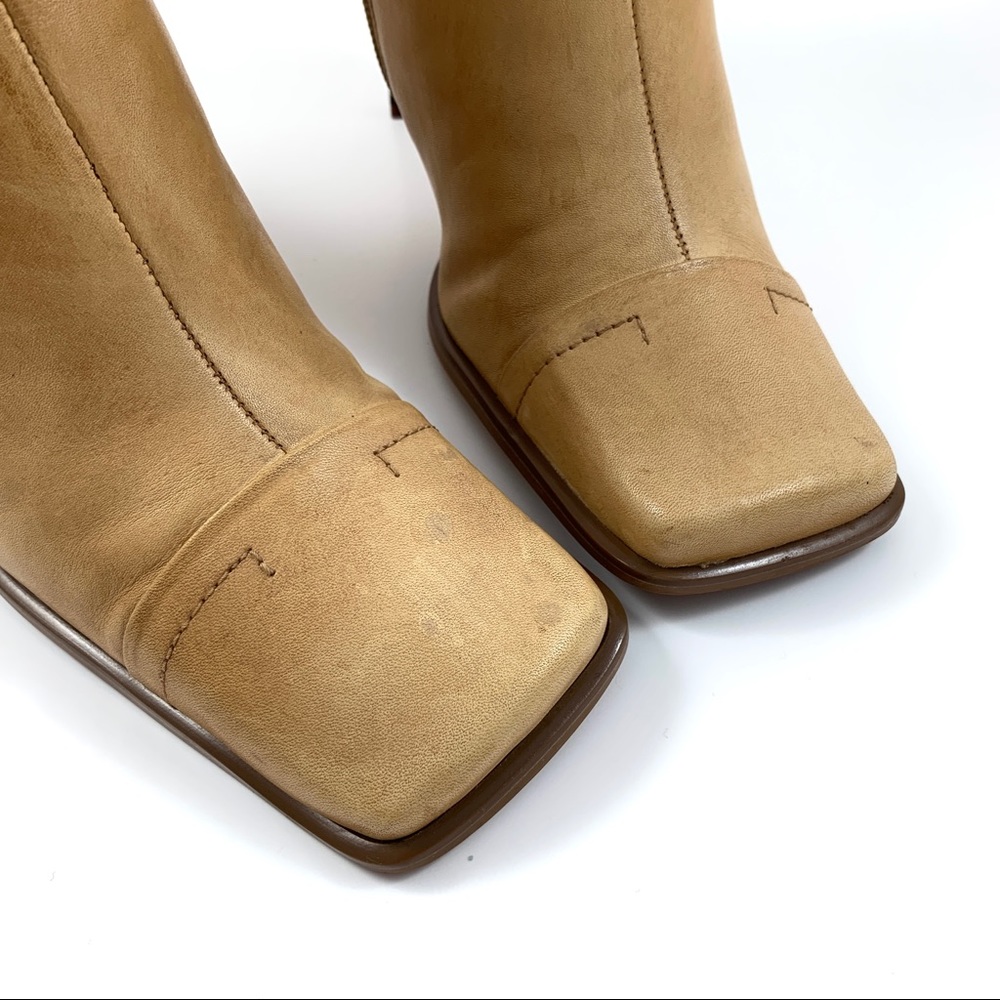 ❌SOLD❌90’s ALDO Brazilian leather square toe boots - Picture 7 of 12